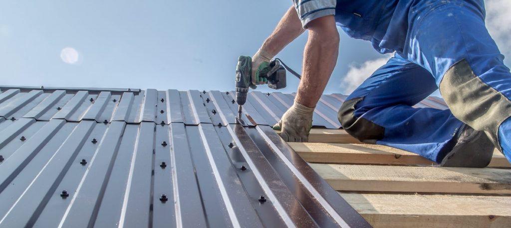 Монтаж профнастила